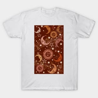 Stars Moon Sun Celestes Studio© T-Shirt